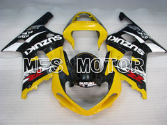 Suzuki GSXR600 2001-2003 Injection ABS Fairing - Factory Style - Black Yellow - MFS2125 - Fairings Kit