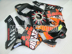 Honda CBR600RR 2003-2004 Injection ABS Fairing - PEPSL - Black Orange Matte - MFS2067 - Fairings Kit