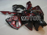 Honda CBR600RR 2005-2006 Injection ABS Fairing - Flame - Red Black - MFS2158 - Fairings Kit