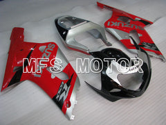 Suzuki GSXR600 2001-2003 Injection ABS Fairing - Factory Style - Black Red Silver - MFS2213 - Fairings Kit