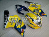 Suzuki GSXR600 GSXR750 2004-2005 Injection ABS Fairing - Corona - Black Blue Yellow - MFS2230 - Fairings Kit