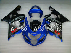 Suzuki GSXR600 GSXR750 2004-2005 Injection ABS Fairing - Factory Style - Black Blue - MFS2255 - Fairings Kit