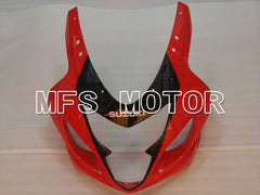 Suzuki GSXR600 GSXR750 2004-2005 Injection ABS Fairing - Factory Style - Black Red - MFS2258 - Fairings Kit