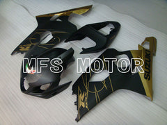 Suzuki GSXR600 GSXR750 2004-2005 Injection ABS Fairing - Factory Style - Black Gold Matte - MFS2271 - Fairings Kit