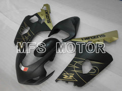 Suzuki GSXR600 GSXR750 2004-2005 Injection ABS Fairing - Factory Style - Black Gold Matte - MFS2313 - Fairings Kit