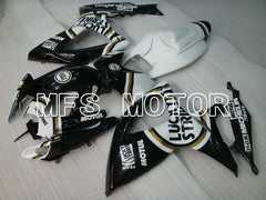Suzuki GSXR600 GSXR750 2006-2007 Injection ABS Fairing - Lucky Strike - Black White - MFS2349 - Fairings Kit