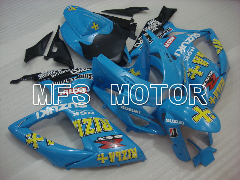 Suzuki GSXR600 GSXR750 2006-2007 Injection ABS Fairing - Rizla+ - Blue - MFS2369 - Fairings Kit
