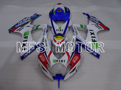 Suzuki GSXR600 GSXR750 2006-2007 Injection ABS Fairing - FIXI - Blue White - MFS2375 - Fairings Kit