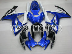 Suzuki GSXR600 GSXR750 2006-2007 Injection ABS Fairing - Factory Style - Blue White - MFS2378 - Fairings Kit