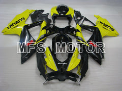 Suzuki GSXR600 GSXR750 2008-2010 Injection ABS Fairing - Factory Style - Black Yellow - MFS2441 - Fairings Kit