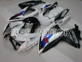 Suzuki GSXR600 GSXR750 2008-2010 Injection ABS Fairing - Factory Style - Black White - MFS2477 - Fairings Kit