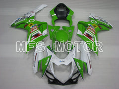 Suzuki GSXR600 GSXR750 2011-2024 Injection ABS Fairing - MOTUL - Green White - MFS2495 - Fairings Kit