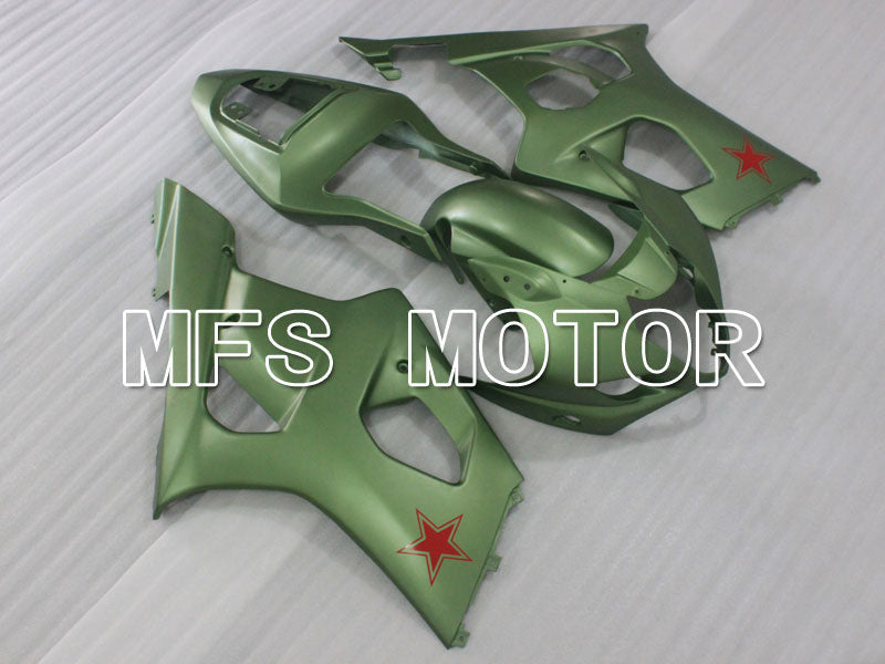 Suzuki GSXR1000 2003-2004 Injection ABS Fairing - Factory Style - ArmyGreen Matte - MFS2612 - Fairings Kit