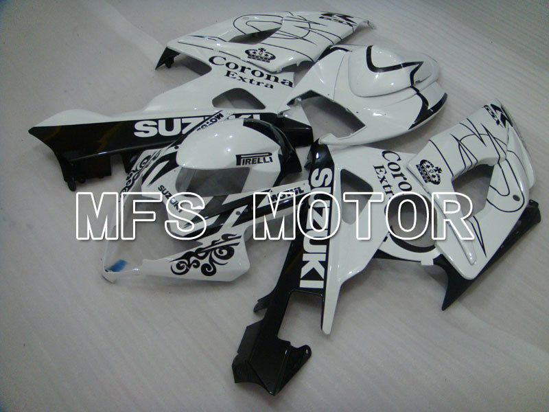 Suzuki GSXR1000 2005-2006 Injection ABS Fairing - Black White - Corona - MFS2620 - Fairings Kit