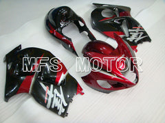 Suzuki GSXR1300 Hayabusa 1999-2007 Injection ABS Fairing - Factory Style - Black Red - MFS2783 - Fairings Kit