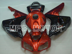 Honda CBR1000RR 2006-2007 Injection ABS Fairing - Factory Style - Black Red - MFS2867 - Fairings Kit