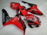Honda CBR1000RR 2006-2007 Injection ABS Fairing - Factory Style - Black Red - MFS2935 - Fairings Kit