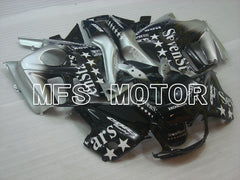 Honda CBR600 F3 1997-1998 Injection ABS Fairing - SevenStars - Black Silver - MFS3078 - Fairings Kit