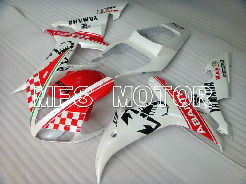 Yamaha YZF-R1 2002-2003 Injection ABS Fairing - ABARTH - Red White - MFS3293 - Fairings Kit