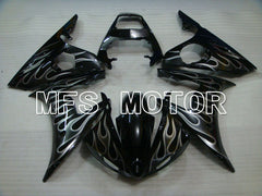 Yamaha YZF-R6 2003-2004 Injection ABS Fairing - Flame - White Black - MFS3617 - Fairings Kit
