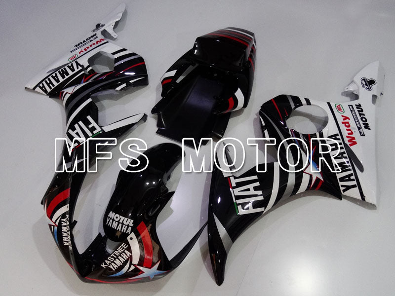 Yamaha YZF-R6 2003-2004 Injection ABS Fairing - FIAT - White Black - MFS3630 - Fairings Kit