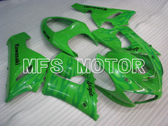 Kawasaki NINJA ZX6R 2005-2006 Injection ABS Fairing - Flame - Green - MFS3772 - Fairings Kit