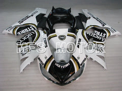 Kawasaki NINJA ZX6R 2005-2006 Injection ABS Fairing - Lucky Strike - Black White - MFS3773 - Fairings Kit