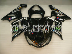Kawasaki NINJA ZX6R 2005-2006 Injection ABS Fairing - Monster - Black - MFS3799 - Fairings Kit