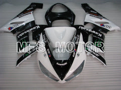 Kawasaki NINJA ZX6R 2005-2006 Injection ABS Fairing - Monster - Black White - MFS3811 - Fairings Kit