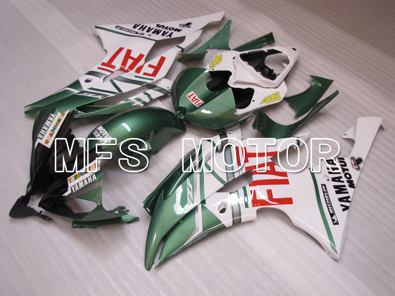 Yamaha YZF-R6 2008-2016 Injection ABS Fairing - FIAT - ArmyGreen White - MFS3887 - Fairings Kit
