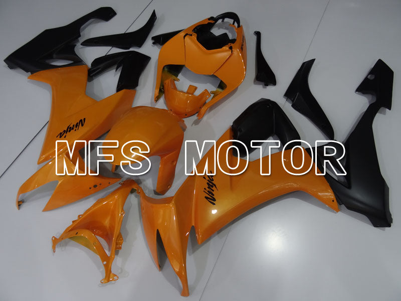 Kawasaki NINJA ZX10R 2008-2010 Injection ABS Fairing - Factory Style - Black Orange - MFS4075 - Fairings Kit