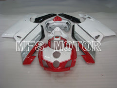 Ducati 749 / 999 2005-2006 Injection ABS Fairing - Factory Style - Red Silver White - MFS4079 - Fairings Kit