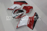 Ducati 848 / 1098 / 1198 2007-2011 Injection ABS Fairing - Factory Style - Red White - MFS4156 - Fairings Kit