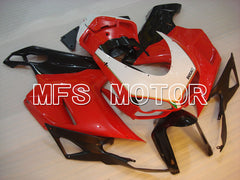 Ducati 848 / 1098 / 1198 2007-2011 Injection ABS Fairing - Factory Style - Red White - MFS4177 - Fairings Kit