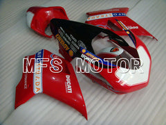 Ducati 848 / 1098 / 1198 2007-2011 Injection ABS Fairing - INFO STRADA - Red White - MFS4193 - Fairings Kit