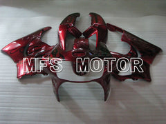 Honda CBR900RR 919 1998-1999 ABS Fairing - Flame - Red wine color Black - MFS4405 - Fairings Kit