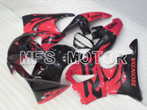Honda CBR900RR 919 1998-1999 ABS Fairing - Factory Style - Black Red - MFS4424 - Fairings Kit