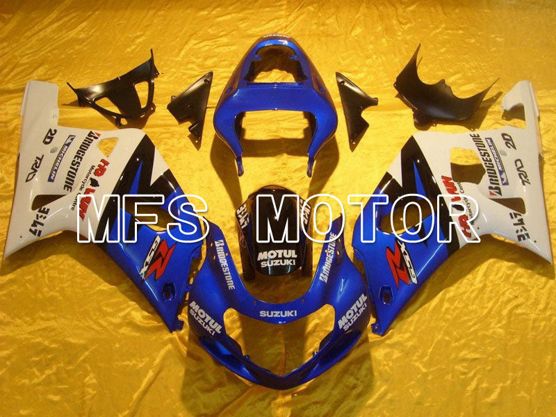 Suzuki GSXR600 2001-2003 Injection ABS Fairing - MOTUL - White Blue - MFS4567 - Fairings Kit
