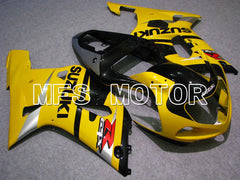 Suzuki GSXR600 2001-2003 Injection ABS Fairing - Factory Style - Black Yellow - MFS4670 - Fairings Kit