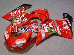 Ducati 848 / 1098 / 1198 2007-2011 Injection ABS Fairing - Alice - Red Black - MFS4726 - Fairings Kit