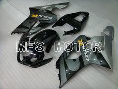 Suzuki GSXR600 GSXR750 2004-2005 Injection ABS Fairing - Factory Style - Black Gray - MFS4813 - Fairings Kit