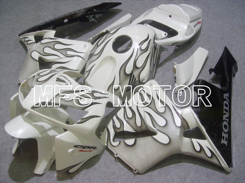 Honda CBR600RR 2005-2006 Injection ABS Fairing - Flame - White Black - MFS5428 - Fairings Kit