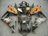 Honda CBR600RR 2007-2008 Injection ABS Fairing - HM Plant - Black Orange - MFS5642 - Fairings Kit