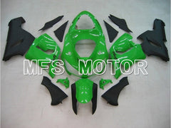 Kawasaki NINJA ZX6R 2005-2006 Injection ABS Fairing - Factory Style - Black Green - MFS5724 - Fairings Kit