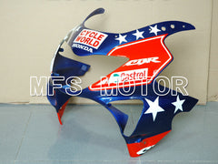 Honda CBR600 F4 1999-2000 Injection ABS Fairing - Castrol - Blue Red - MFS6492 - Fairings Kit