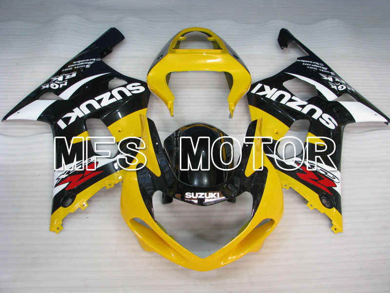 Suzuki GSXR750 2000-2003 Injection ABS Fairing - Factory Style - Black Yellow - MFS6953 - Fairings Kit