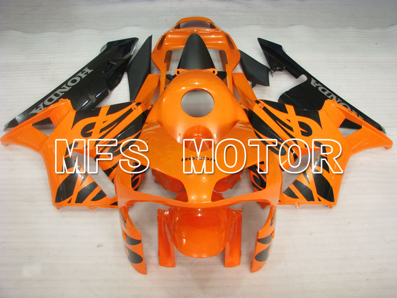 Honda CBR600RR 2003-2004 Injection ABS Fairing - Factory - Orange Black - MFS2059 - Fairings Kit