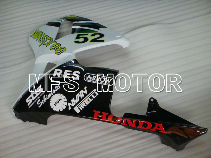 Honda CBR600RR 2003-2004 Injection ABS Fairing - HANN Spree - White Black Green - MFS2061 - Fairings Kit
