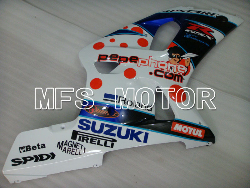 Suzuki GSXR600 2001-2003 Injection ABS Fairing - Dark Dog - Blue White - MFS2062 - Fairings Kit