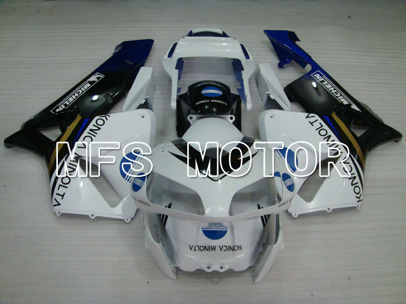Honda CBR600RR 2003-2004 Injection ABS Fairing - Konica Minolta - White Black Blue - MFS2064 - Fairings Kit